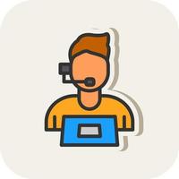Customer Service Vector Icon Design
