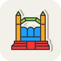 Bouncy Castle Vector Icon Design