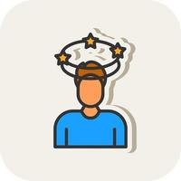 Dizzy Vector Icon Design