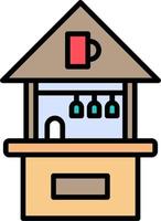 Beach Hut Vector Icon