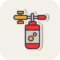 Foam Gun Vector Icon Design