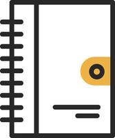 Diary Vector Icon Design