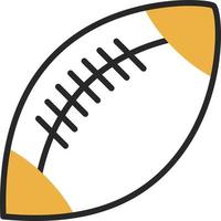 diseño de icono de vector de rugby