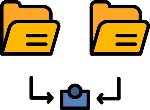 icono de vector de datos