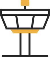 Control Tower Vector Icon Design