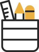 Pencil Case Vector Icon Design