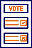 Ballot Vector Icon