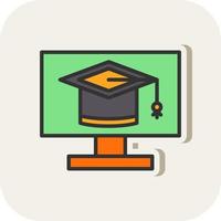 E Learning Vector Icon Design