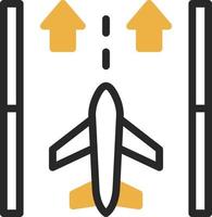 Runway Vector Icon Design