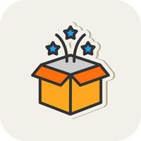 Magic Box Vector Icon Design