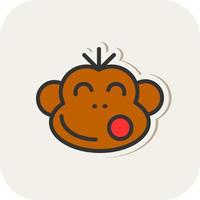 Monkey Vector Icon Design