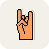 Sign Language Vector Icon Design