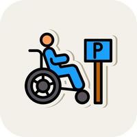 Handicap Vector Icon Design