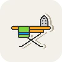 Ironing Board Vector Icon Design