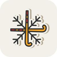 Snowflake Vector Icon Design