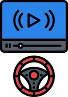 Racing Game Vector Icon