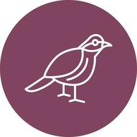 Crossbill Vector Icon