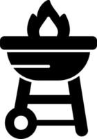 icono de vector de barbacoa