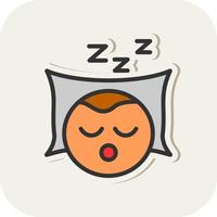 Sleep Vector Icon Design