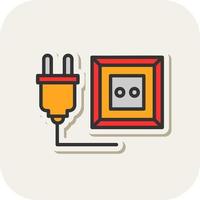 Unplugged Vector Icon Design