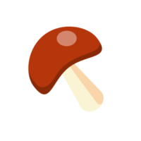 mushroom staple food illustration on isolated background png