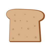 wheat bread staple food illustration on isolated background png