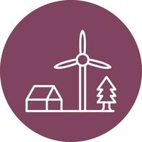 Wind Mill Vector Icon