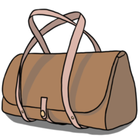 main dessiné, coloré sac conception. png