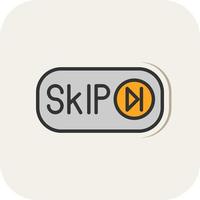 Skip Ad Vector Icon Design