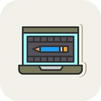 Video Editing Vector Icon Design