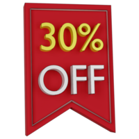 Discount 3d illustration png