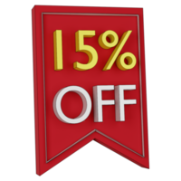 discount 3d illustration png