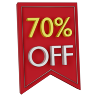 discount 3d illustration png