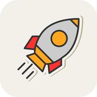 Rocket Vector Icon Design