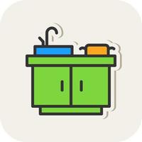 Kitchen Sink Vector Icon Design