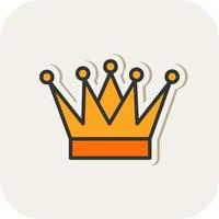 Crown Vector Icon Design