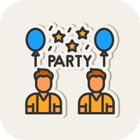 Party Vector Icon Design