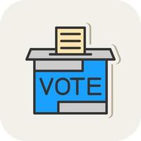 Ballot Vector Icon Design