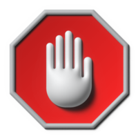 No entry hand sign png