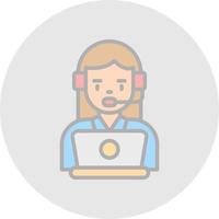 Call Center Vector Icon Design