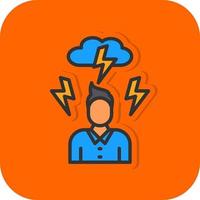 Stress Vector Icon Design