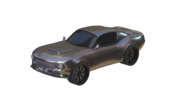 Car cartoon 3d render png