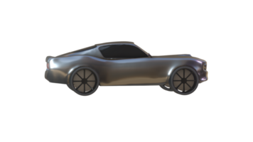 Car cartoon 3d render png