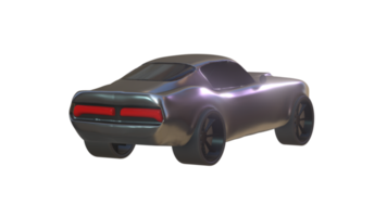 Car cartoon 3d render png