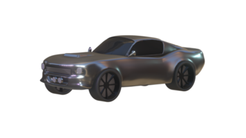 Car cartoon 3d render png