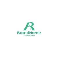 Simple A and R Logo Design Vector