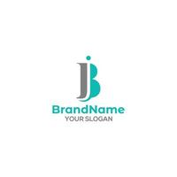 Initial J and B Logo Design Vector