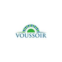 Simple Voussoir Logo Design Vector