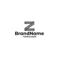 Z and E Logo Design Vector