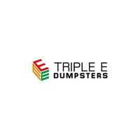 Triple E Dumpsters Logo Design vector